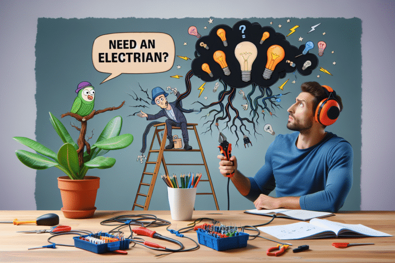 Trenger du elektriker? Du kan gjøre en del selv, men dette bør du styre unna