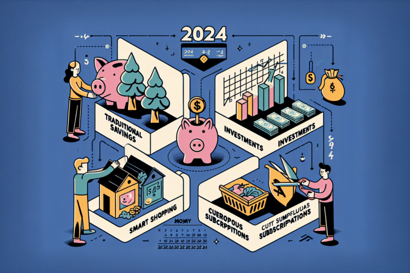 4 effektive metoder å spare penger i 2024