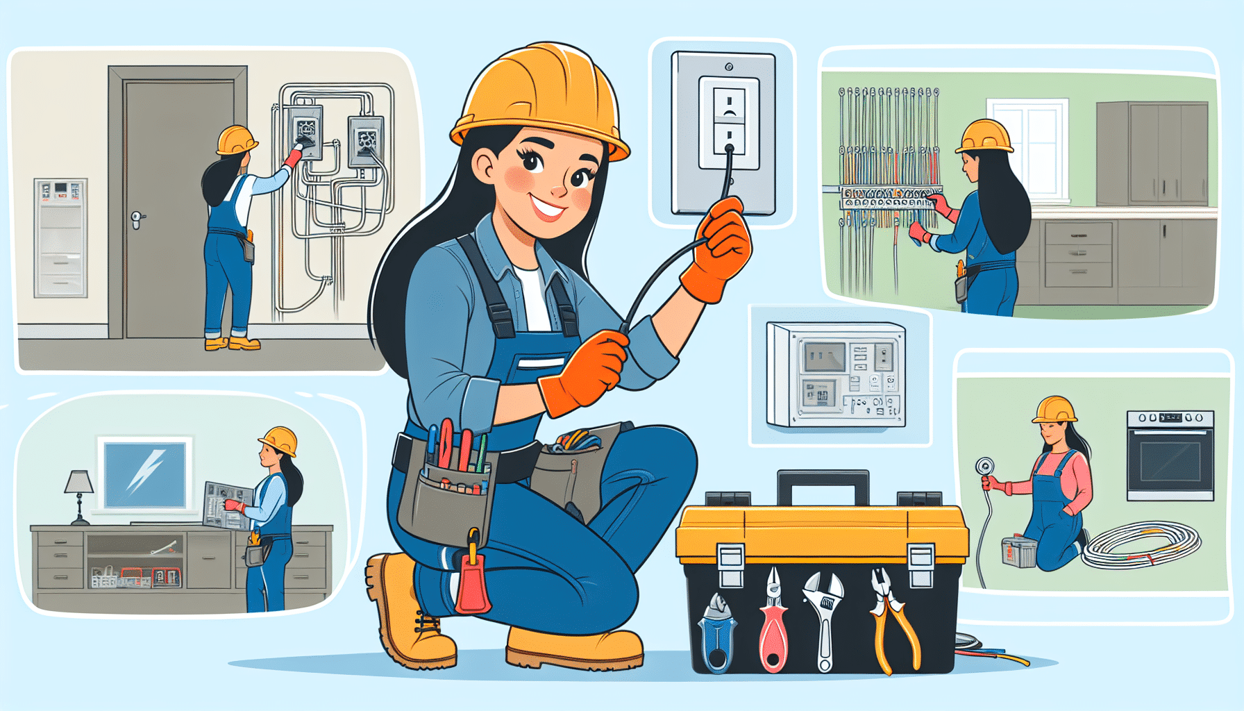 Hvilke arbeidsoppgaver trenger du en elektriker til? &ndash; illustrasjon 1