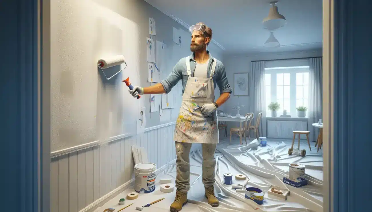 Slik maler du veggene proff tips perfekt resultat hjemme hovedbilde