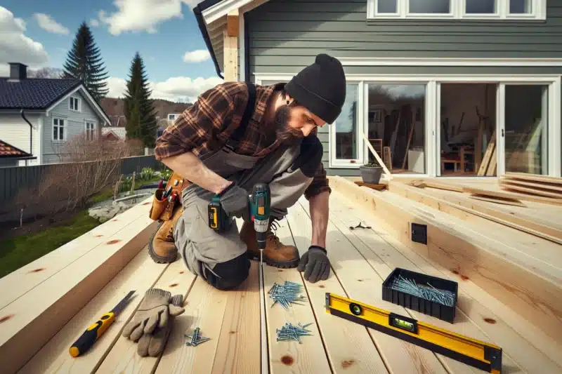 Slik bygger du en terrasse på egen hånd