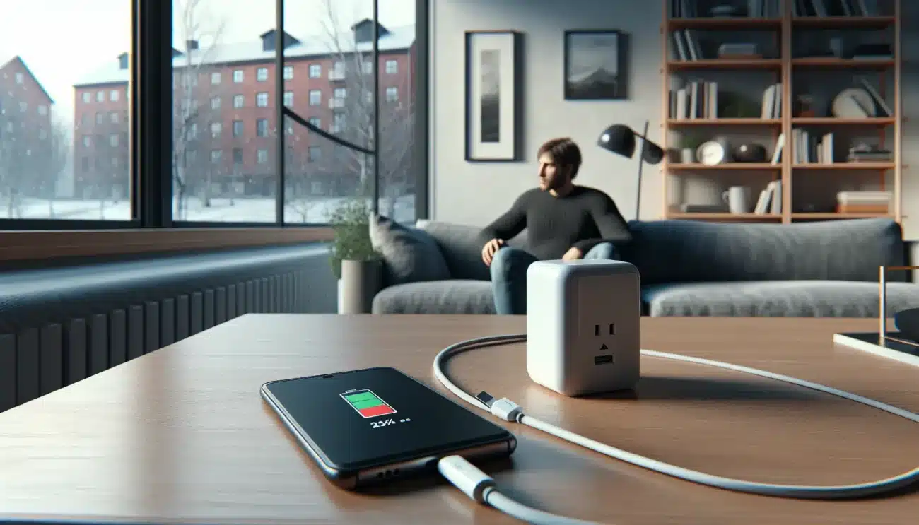 Norwegian user frustrated with smartphone that won t charge despite being plugged in